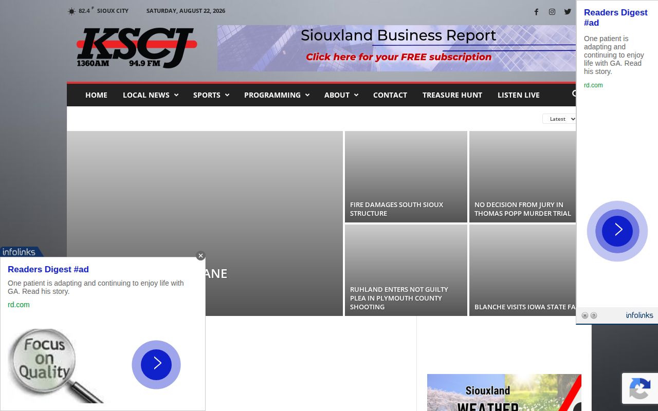 Woodbury County crime and court reports in the KSCJ local news archive